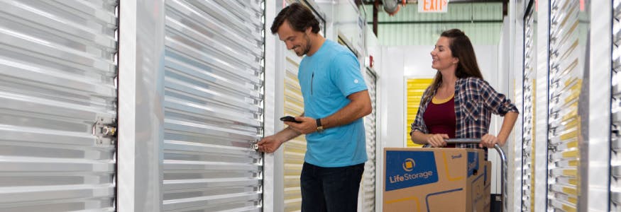 Family In A Climate Controlled Storage Unit