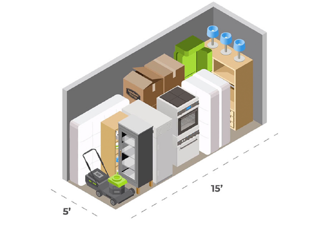 5'x15' Storage Unit ( Extra Space )