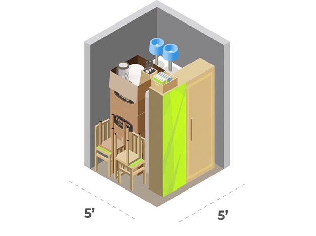 5'x5' Storage Unit ( Extra Space )