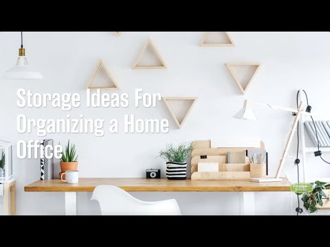 Flexible & Space Saving Home Office Storage Ideas To Try!
