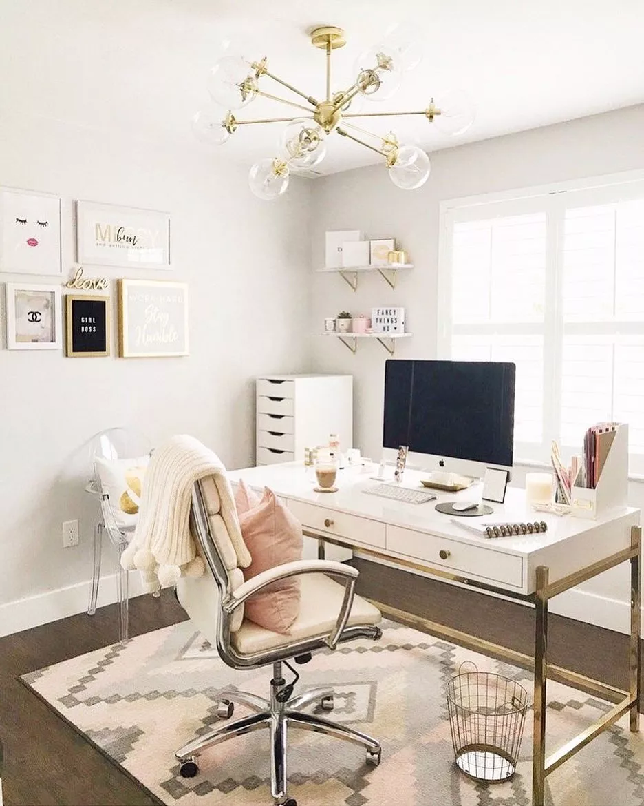 Elegant Home Office Ideas for Women Working Remotely