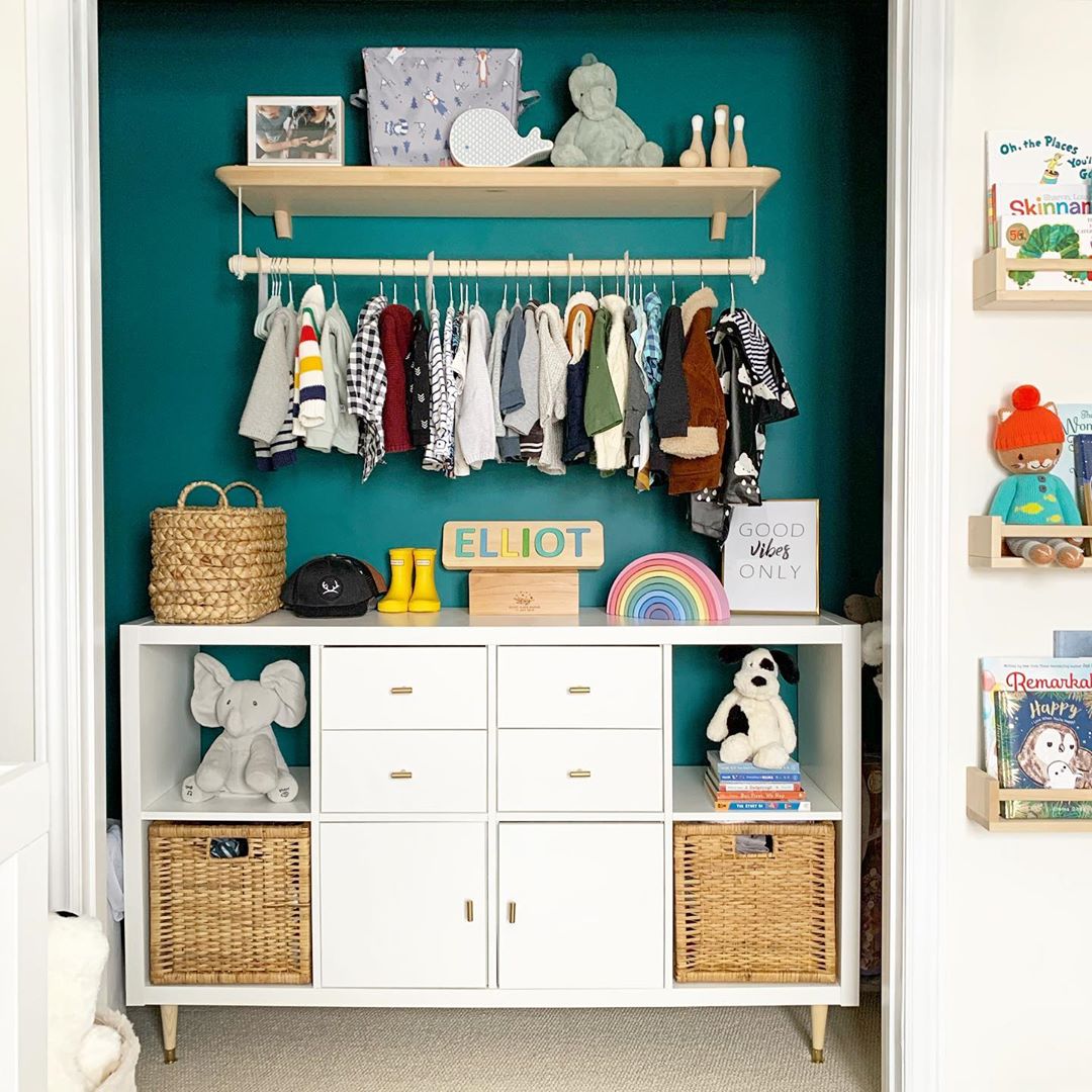 Kids Closet Organizers Baby Wardrobe Dresser for Kids Bedroom