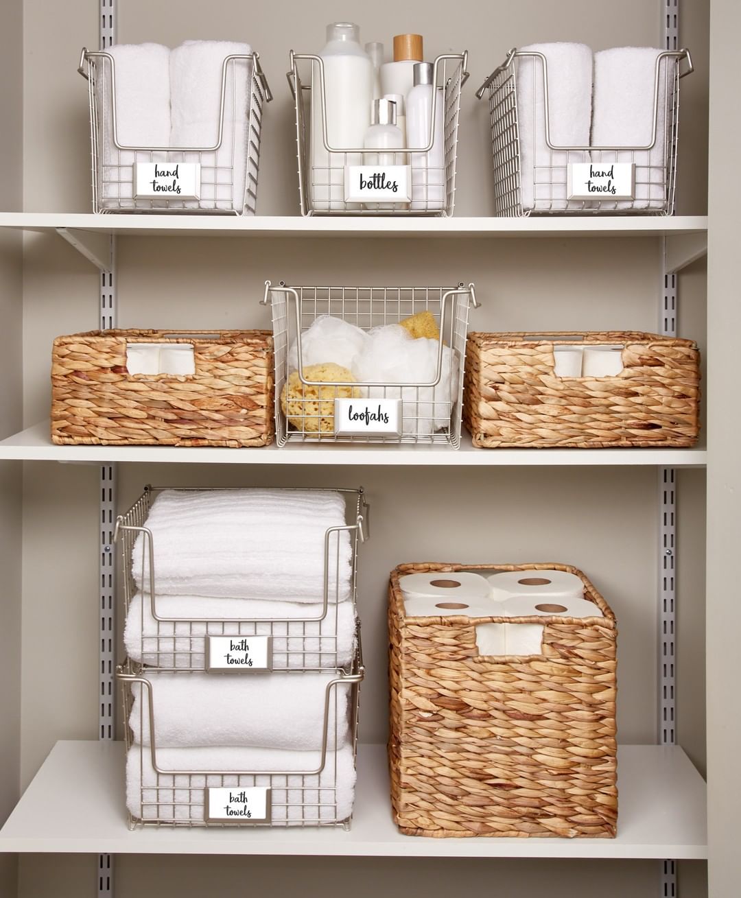 organized closet shelving ideas