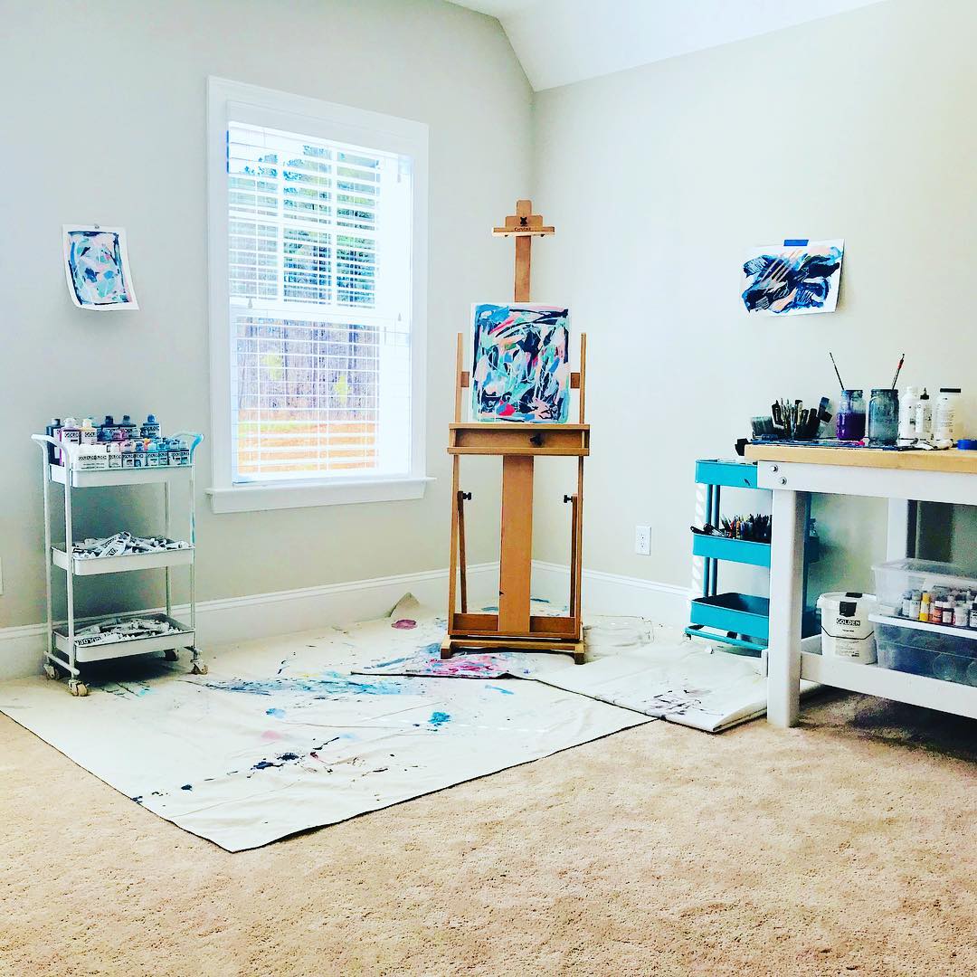 Creative Home Art Studio Ideas For A Spare Room Extra Space Storage