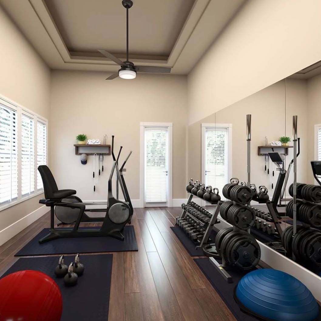 Home Exercise Room Layout