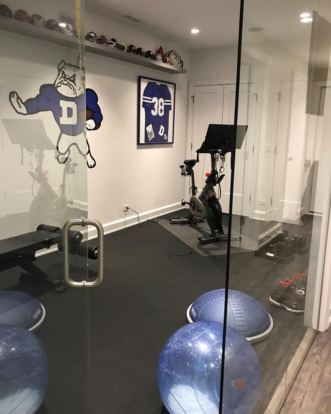 Exercise Room Small Gym Design Ideas, Pictures, Remodel and Decor