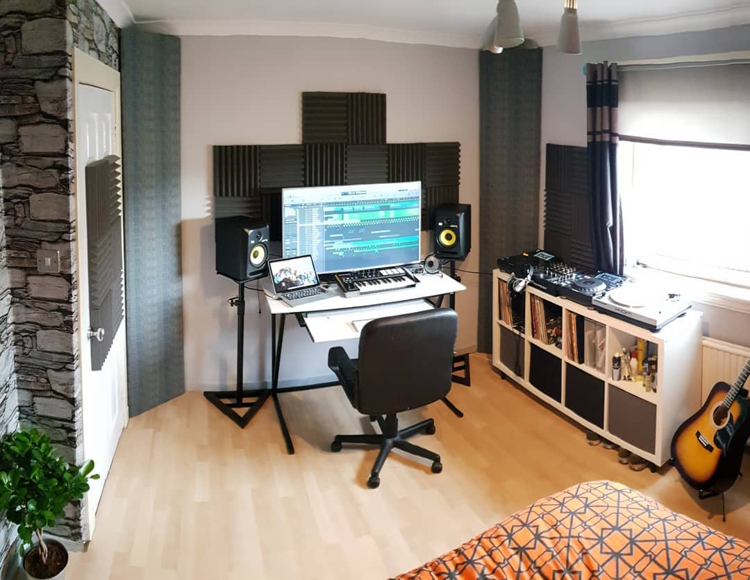 Tutustu 61+ imagen music studio room design