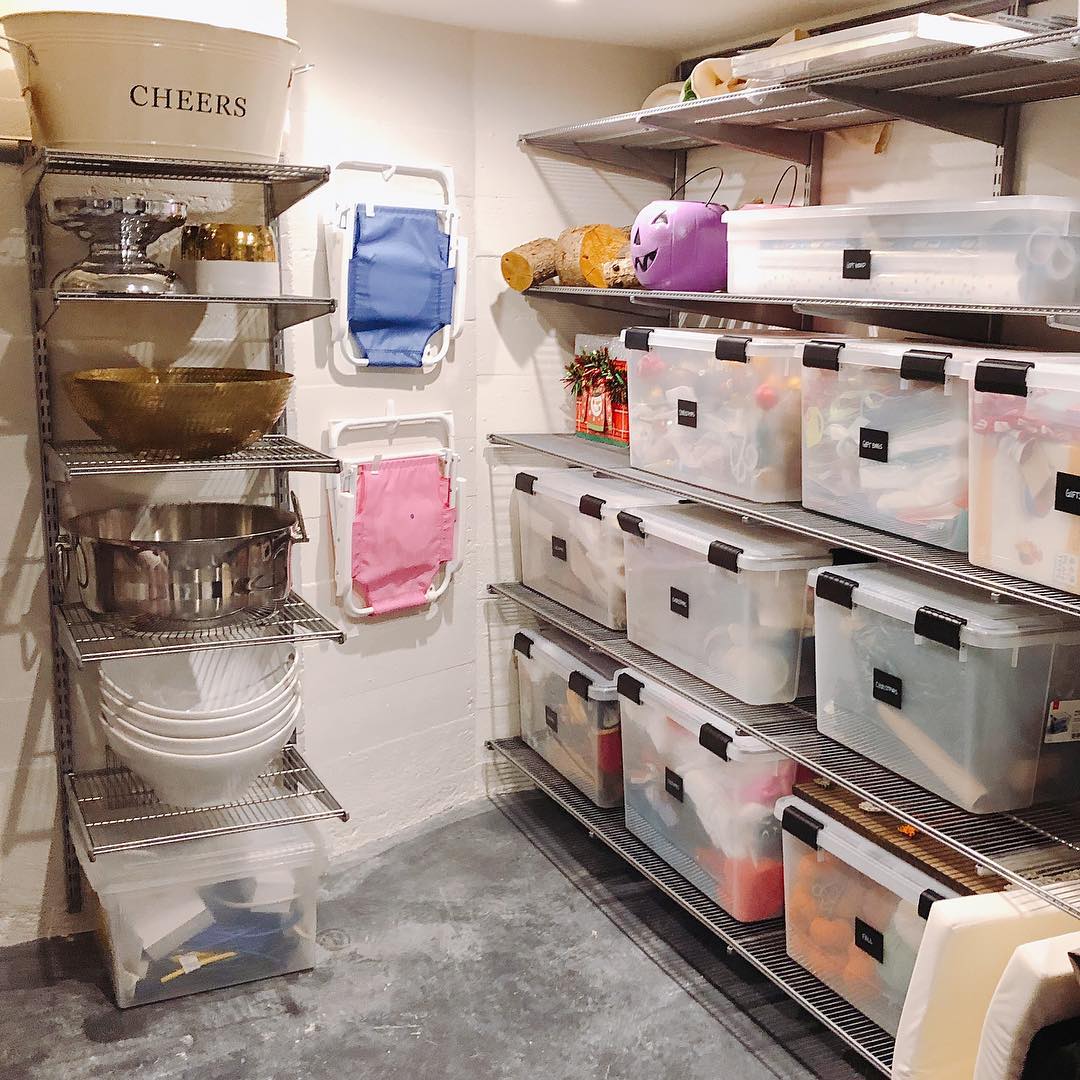 Basement Organization With Step By Step Instructions
