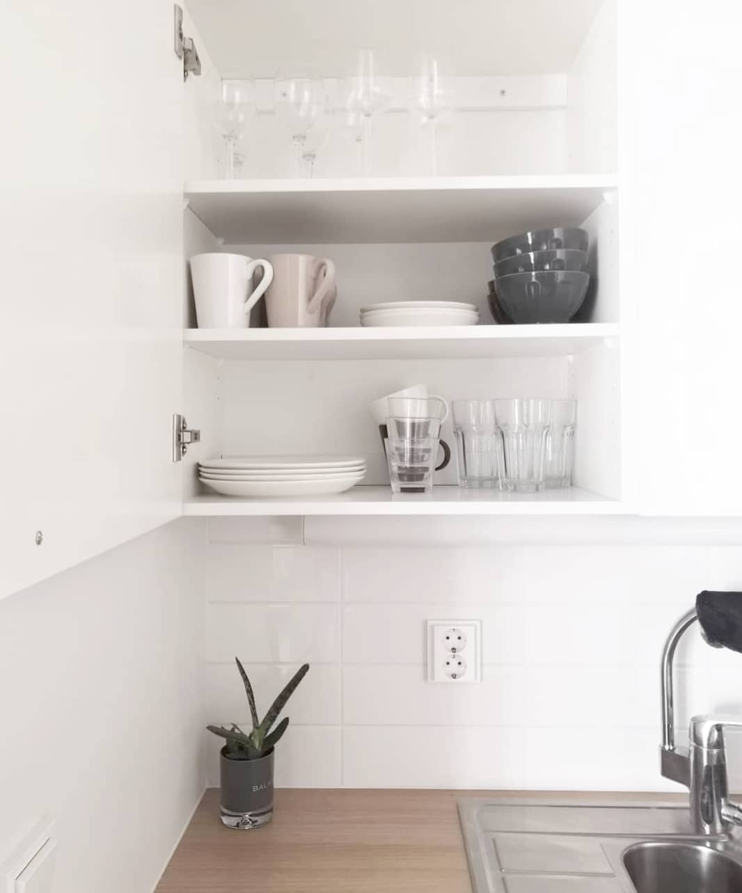 Utility Kitchen Canisters - White, Kitchen Storage Solutions