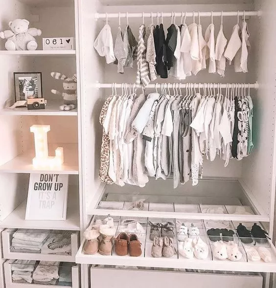 Nursery Closet Divider Hangers, Baby Clothes Organizer, Clothing