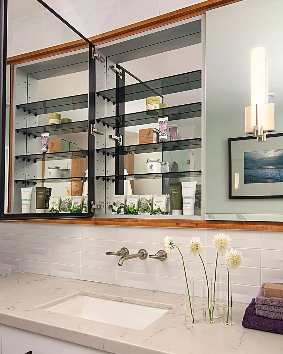 DIY Bathroom Storage Cabinet  Small bathroom storage, Bathroom mirror  storage, Bathroom mirrors diy