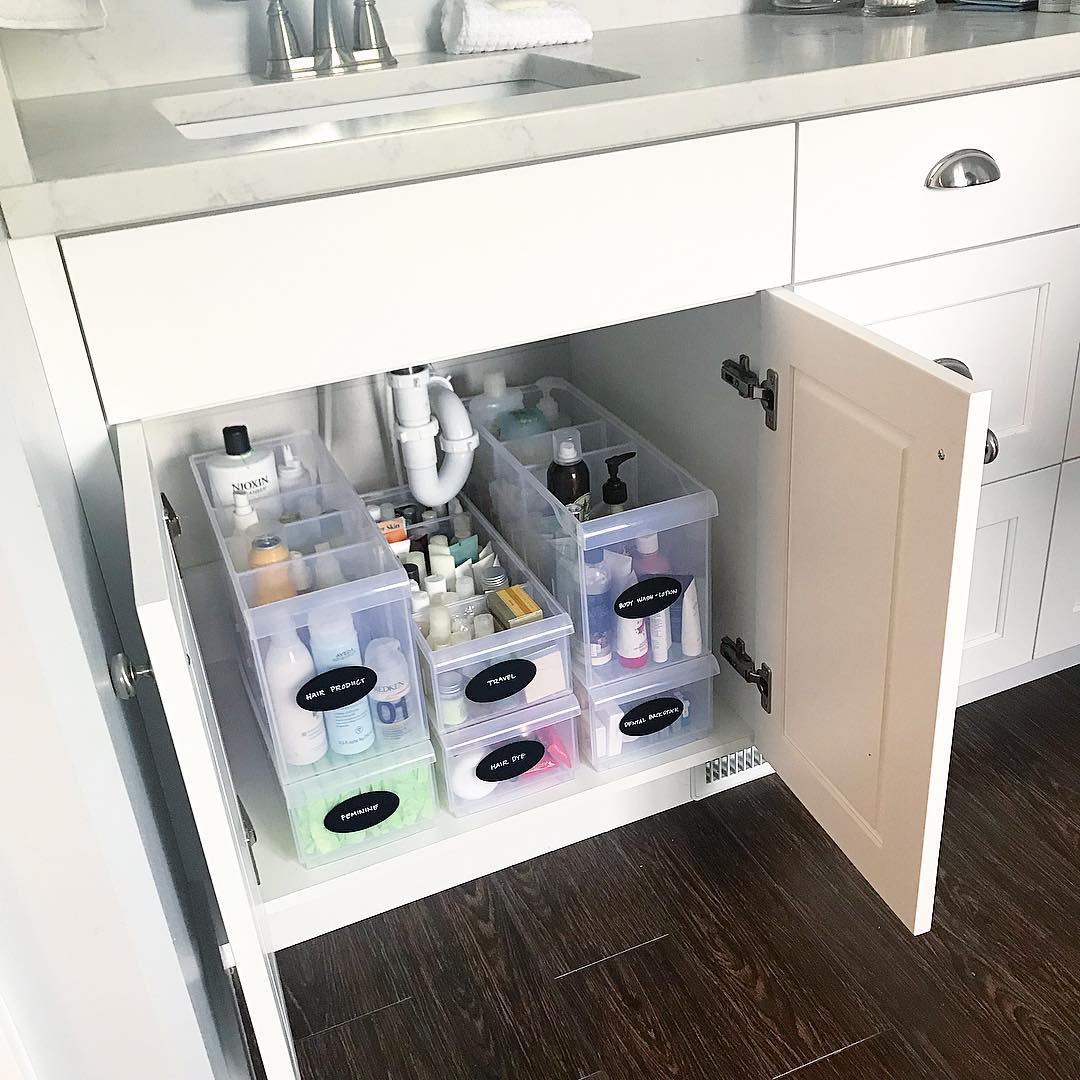How to Organize Bathroom Cabinets