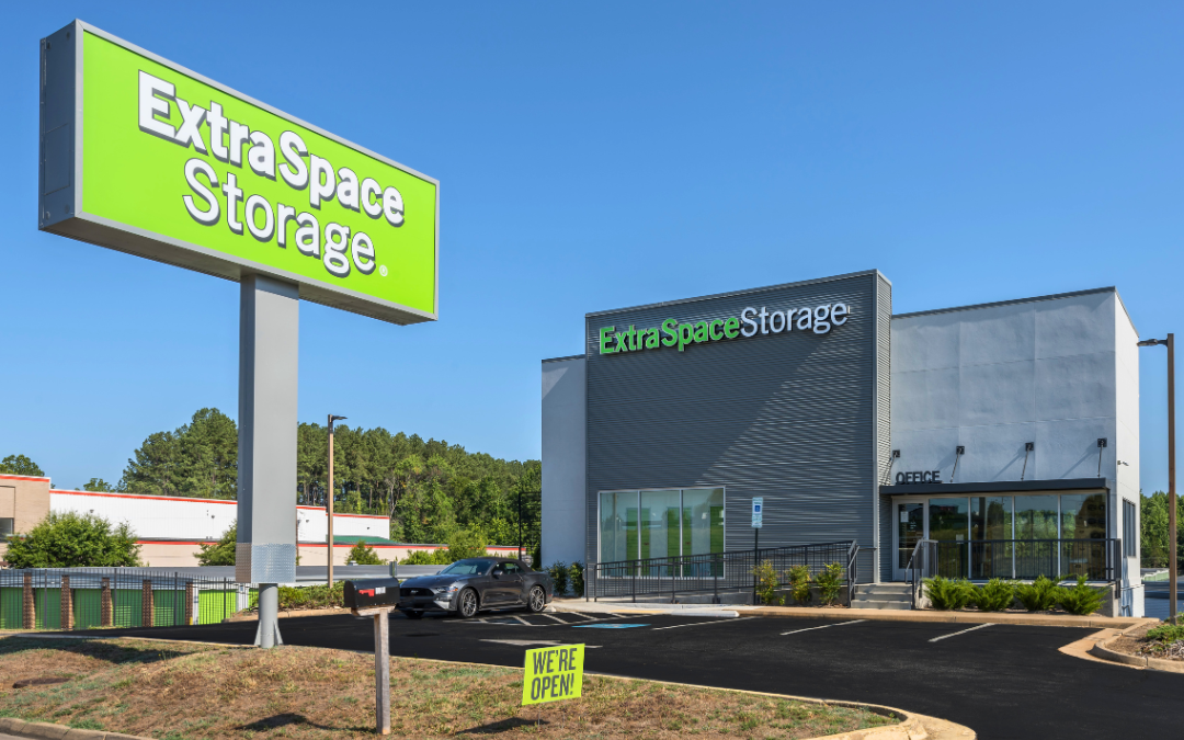 Updated Extra Space Storage facility in Fredericksburg, VA.