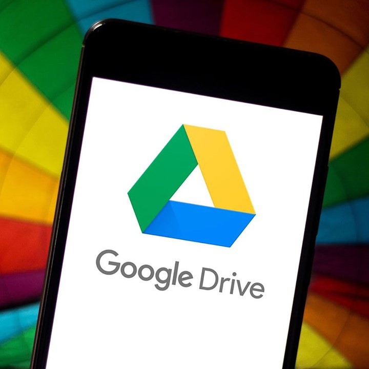 iPhone With Google Drive Logo on Screen. Photo by Instagram user @elmscreativeltd