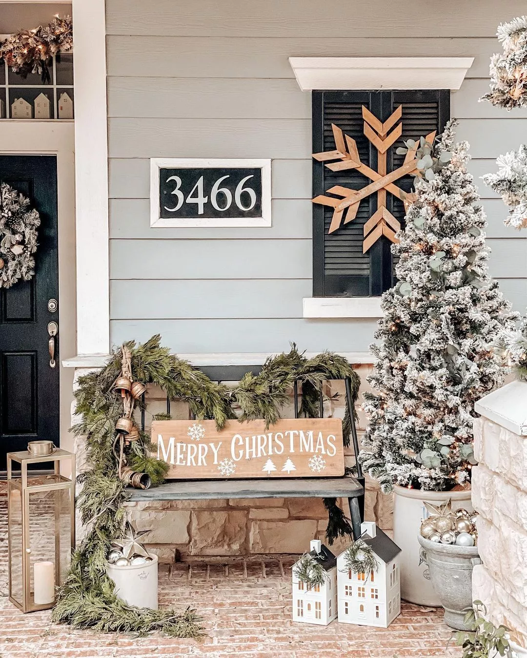 Christmas Decorations for Home - Modern Farmhouse Decor - Merry