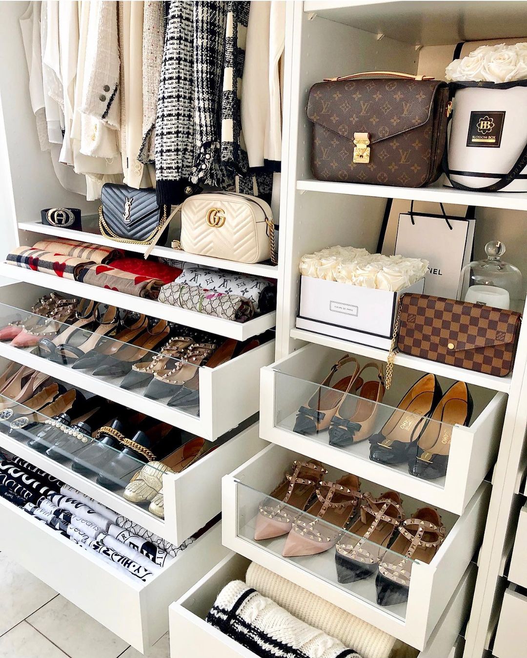 How To Organize Shoes In Closet Design