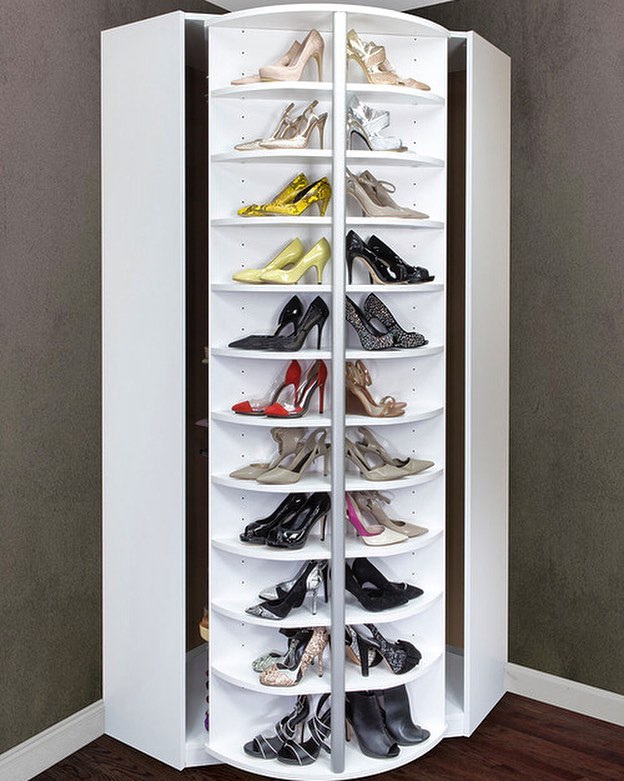 Slanted Shoe Shelf Closet Organizer: Display Your Shoes