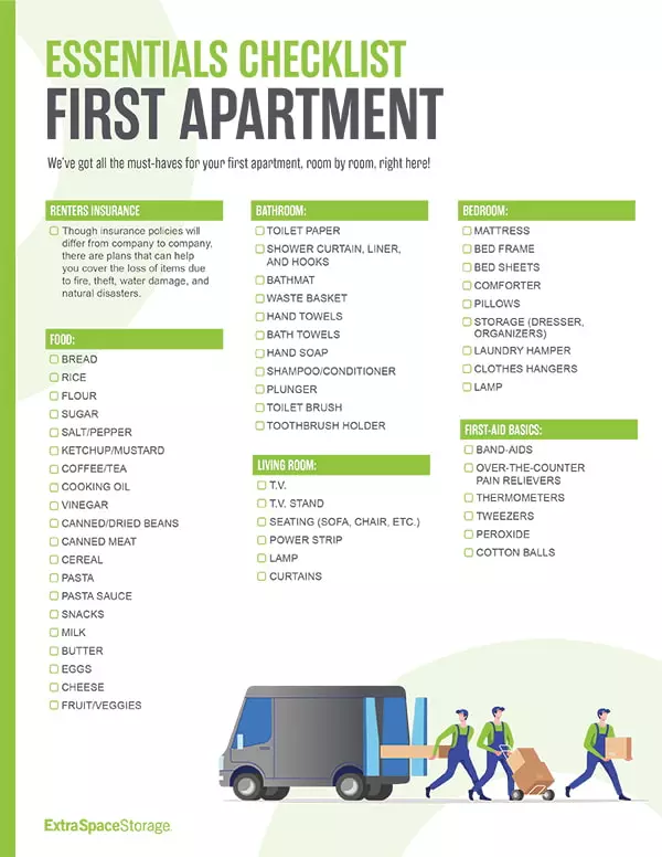 The Best First Apartment Checklist