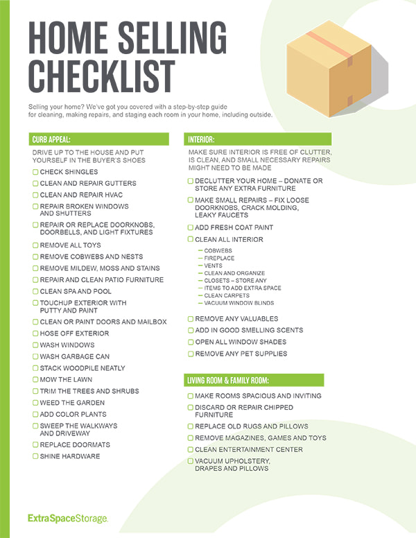 Free Printable Home Selling Checklist