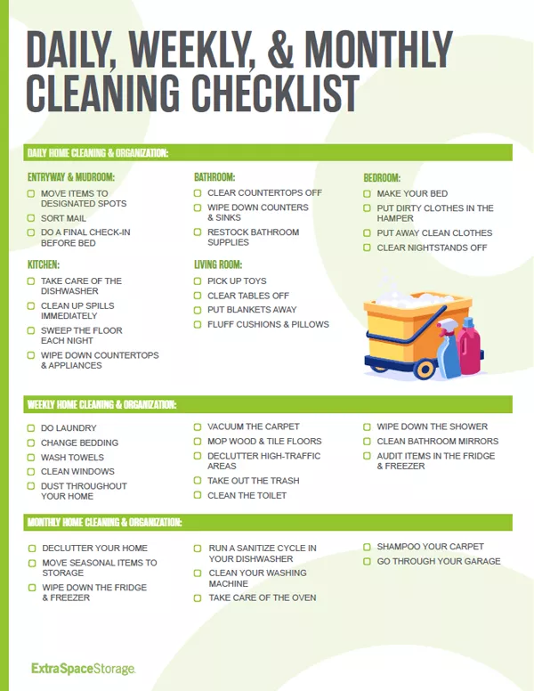 Apartment Cleaning Checklist - Keeping Your Rental Clean