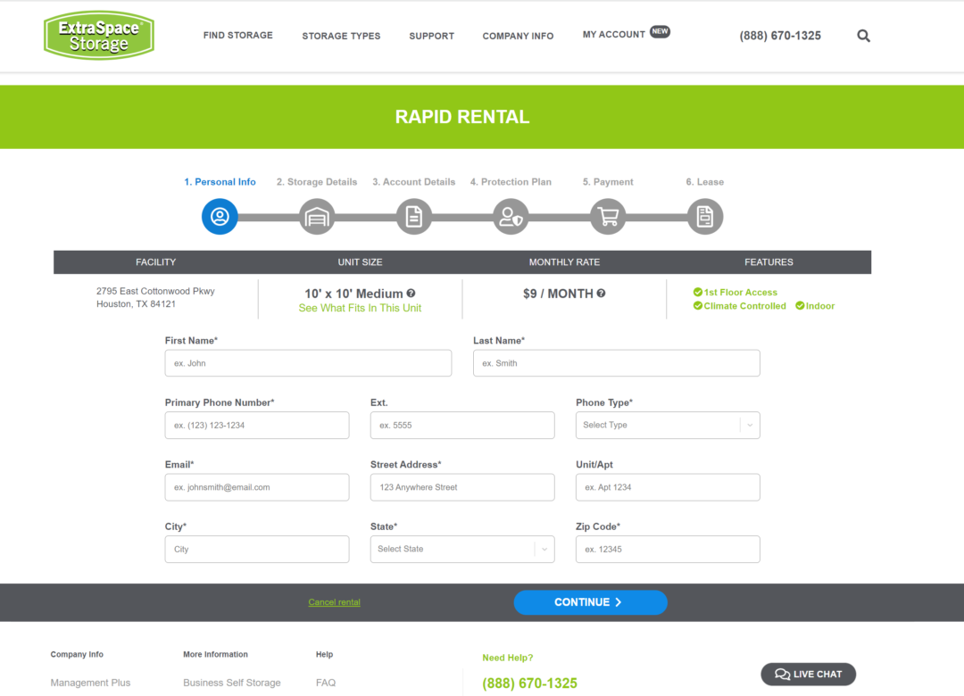 Your Guide to Renting Self Storage with Extra Space Storage