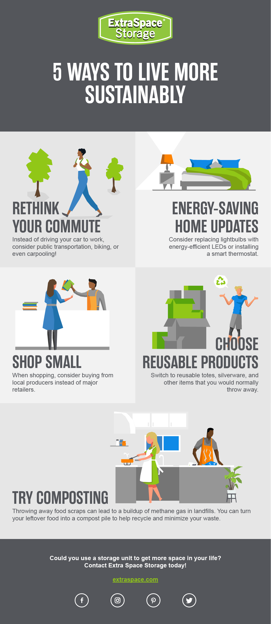 Living an Eco-Friendly Lifestyle: 12 Tips for Green Habits