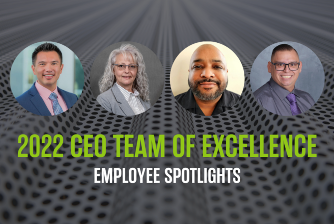 4 headshots of people in the 2022 CEO Team Of Excellence
