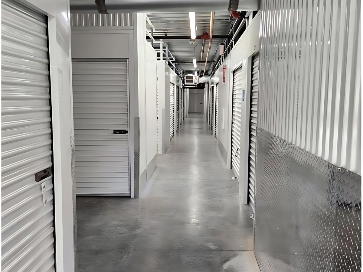 Image of climate-controlled storage units at new Extra Space Storage facility in Macomb, MI at 50801 Executive Dr. 