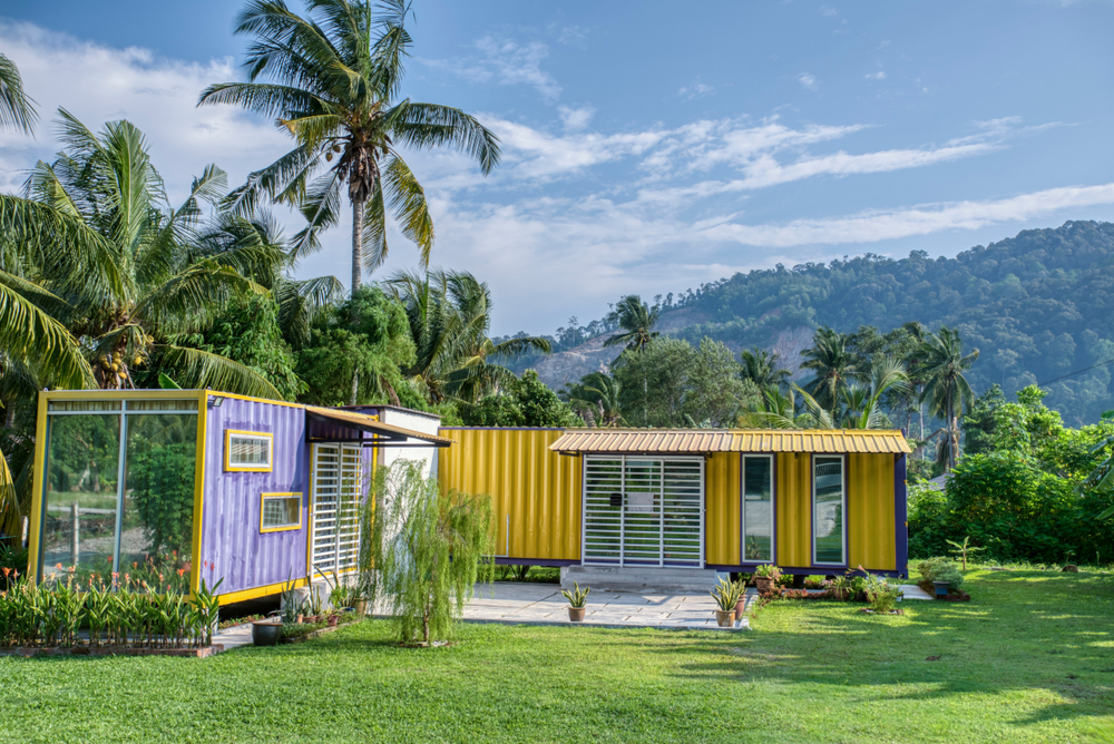single shipping container homes